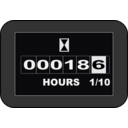 download Hobbs Hour Meter clipart image with 270 hue color