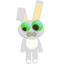 download Cartoon Rabbit clipart image with 45 hue color