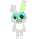 download Cartoon Rabbit clipart image with 90 hue color