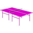 download Table Tennis Table clipart image with 90 hue color