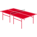 download Table Tennis Table clipart image with 135 hue color