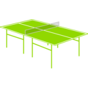 download Table Tennis Table clipart image with 225 hue color