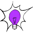 download Light Bulb 3 clipart image with 225 hue color