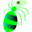 download Ant clipart image with 90 hue color
