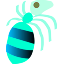 download Ant clipart image with 135 hue color