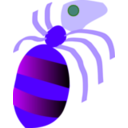 download Ant clipart image with 225 hue color