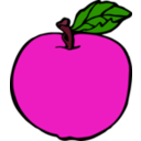 download Apple clipart image with 315 hue color