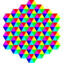 Hexagonal Triangle Tessellation