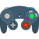 download Gamecube Gamepad clipart image with 315 hue color