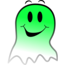 download Ghost Smiley clipart image with 90 hue color