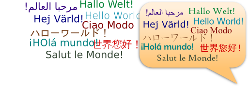 Hello World In Several Languages