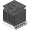 download Cpu Heatsink Fan Socket clipart image with 45 hue color