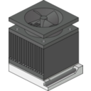download Cpu Heatsink Fan Socket clipart image with 90 hue color