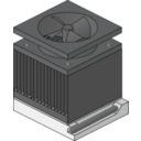 download Cpu Heatsink Fan Socket clipart image with 135 hue color