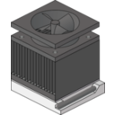 download Cpu Heatsink Fan Socket clipart image with 315 hue color