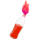 download Fancy Molotov clipart image with 315 hue color