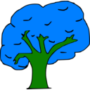 download Arbol clipart image with 90 hue color