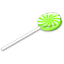 download Lollipop clipart image with 90 hue color