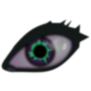 download Black Eye clipart image with 270 hue color
