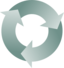 Three Circular Interlocking Arrows