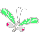 download Butterfly clipart image with 315 hue color