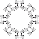 download Abstract 040 clipart image with 90 hue color