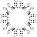 download Abstract 040 clipart image with 180 hue color