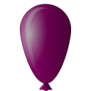 download Balloon clipart image with 315 hue color