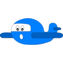 download Airplane Oops clipart image with 90 hue color
