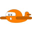 download Airplane Oops clipart image with 270 hue color