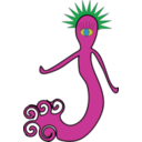 download Purple Alien clipart image with 0 hue color