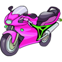download Motorcycle Clipart clipart image with 90 hue color