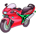 download Motorcycle Clipart clipart image with 135 hue color