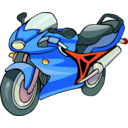 download Motorcycle Clipart clipart image with 0 hue color