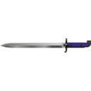 download Bayonet clipart image with 225 hue color