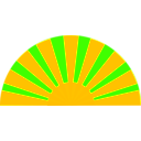 download Sunrise clipart image with 45 hue color