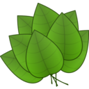 download Leaves clipart image with 0 hue color