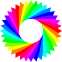 download 12 Color 36gram Triangles clipart image with 90 hue color