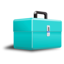 download Metallic Red Box With Perspective clipart image with 180 hue color