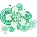 download Flowers Of Blackthorn clipart image with 90 hue color
