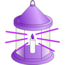 download Lantern clipart image with 225 hue color