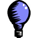download Light Bulb 1 clipart image with 180 hue color
