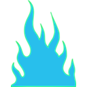 download Flames clipart image with 135 hue color