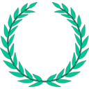 download Laurel Wreath clipart image with 45 hue color