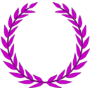 download Laurel Wreath clipart image with 180 hue color