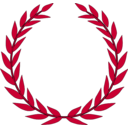 download Laurel Wreath clipart image with 225 hue color