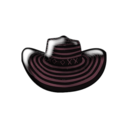 download Sombrero clipart image with 270 hue color