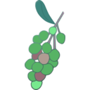 download Grapes clipart image with 45 hue color