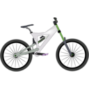 download Bike Downhill clipart image with 45 hue color