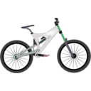 download Bike Downhill clipart image with 90 hue color